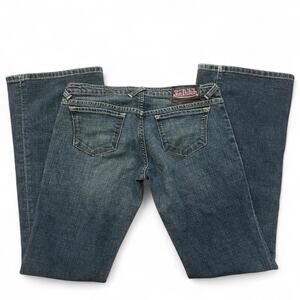 Low rise flare von dutch jeans